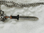 Cadena para caballero “Endure Hardness, as a Good Soldier”