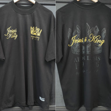 Camisa Negra Premium Oversized - Jesus is King