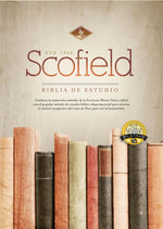 RVR 1960 Nueva Biblia de Estudio Scofield negro, piel fabricada