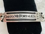 Pulsera para Caballero “Cristo mi Fortaleza”