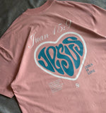 Camisa Unisex - Rosa Oversized Premium Tela Fría - Jesús is Love