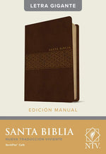 Santa Biblia NTV, Edición manual, Marrón letra gigante