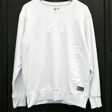 Sweater Unisex Blanco - God is Good