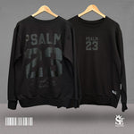 Sweater Unisex Negro - Salmos 23